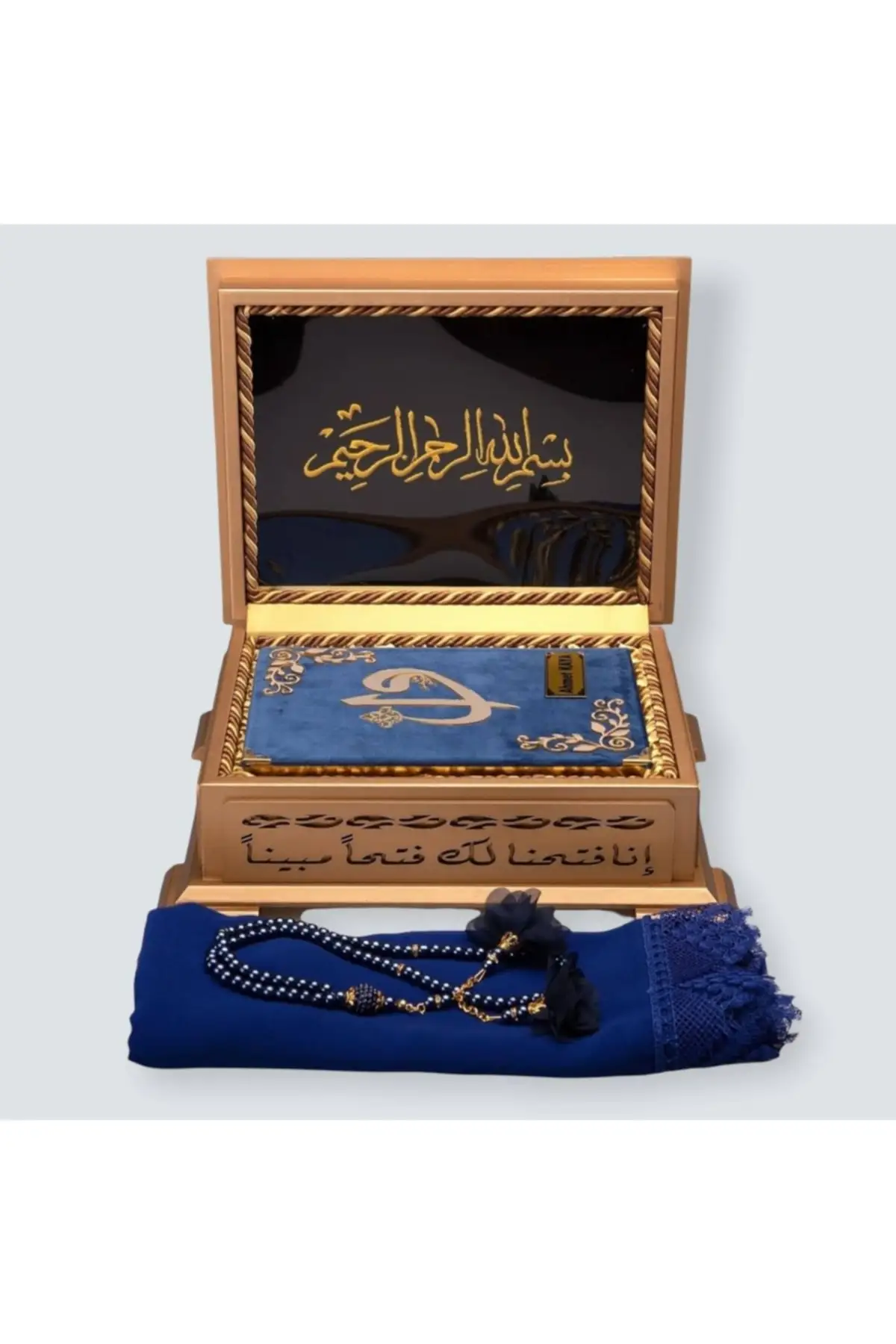 The Holy Projecan Kerim Model Design Icon Set pour garçon, boîte dorée, 144 bleu