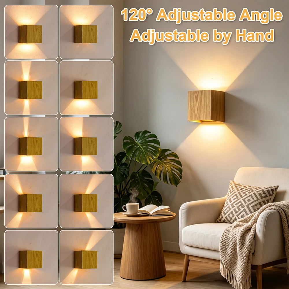 Wall Lamp Outdoor LED Light Waterproof Up And Down Luminous Lighting 110-264V 12W  Aluminum Yard Garden Decoration Lights