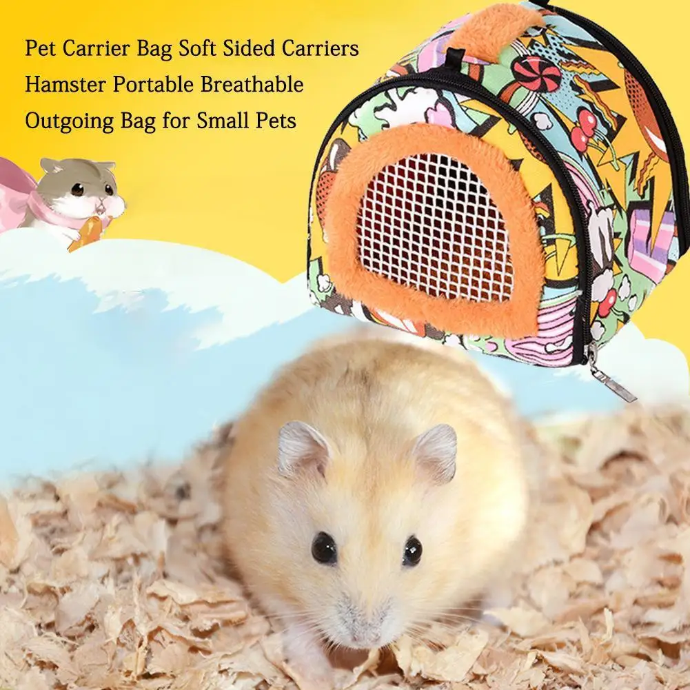 Pet Carrier Outdoor Backpack Safety Protection Travel Bag for Hamster Mole Dutch Pig Hedgehog Squirrel Guinea Pig