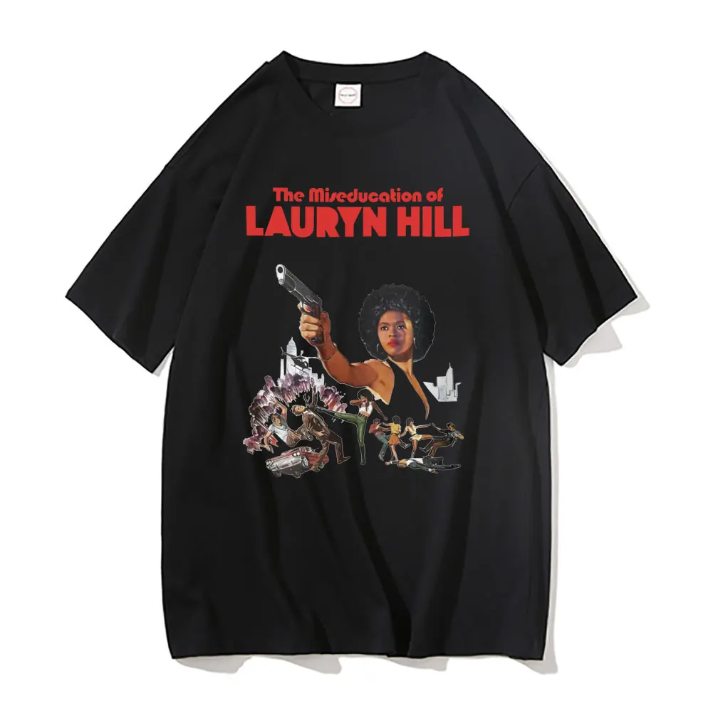 Vintage 90s Comic Style Lauryn Hill Inspired The Miseducation of Lauryn Hill Graphic Tshirt Men Women Hip Hop Oversized T-shirt