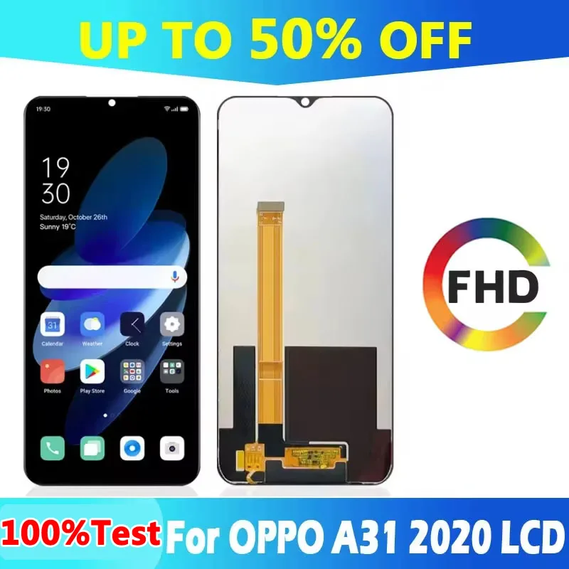 

6.5'' Inch LCD Display Replacement For OPPO A31 2020 LCD CPH2015 CPH2073 LCD Screen Display Touch Screen Digitizer Assembly