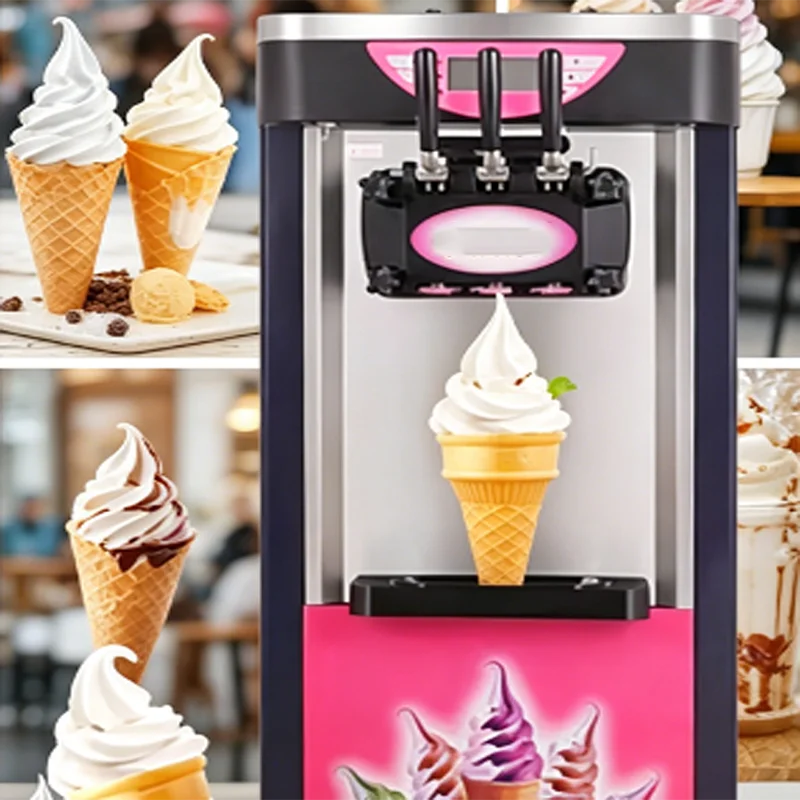 Hot Sale Home Use Mini Soft Ice Cream Machine Small Ice Cream Maker