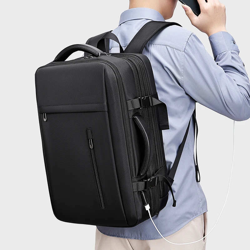 Factory wholesale New large capacity raincoat backpack business travel laptop backpack bag men