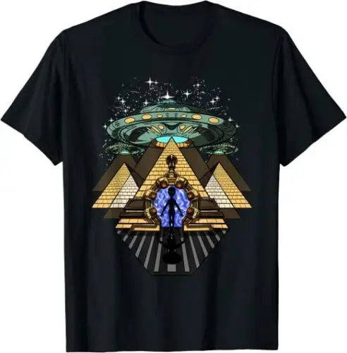  Al!en Egyptian Pyramids Ancient Design Great Gift Idea T-Shirt S-3XL