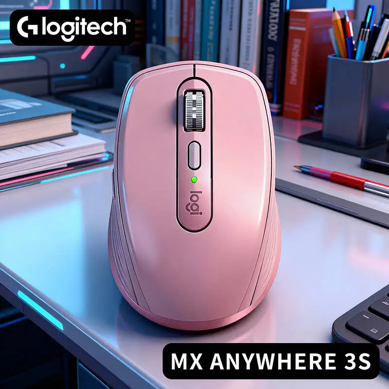 

Компактная мышь Logitech MX Anywhere 3S, эргономичный дизайн, перезаряжаемая, с быстрым прокруткой для портативных ПК Mac