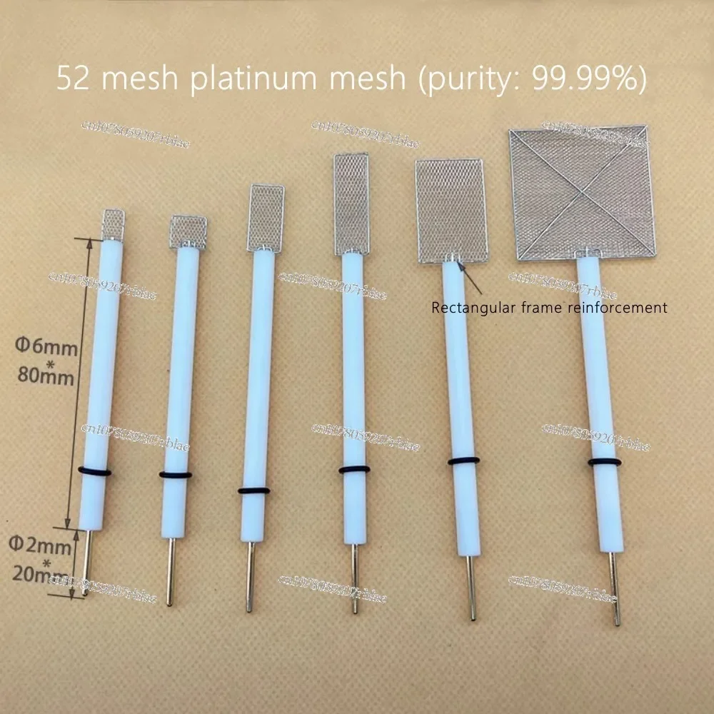 Platinum mesh electrode, electrochemical experiment assistant electrode, contrast electrode. Platinum is 99.99% pure.