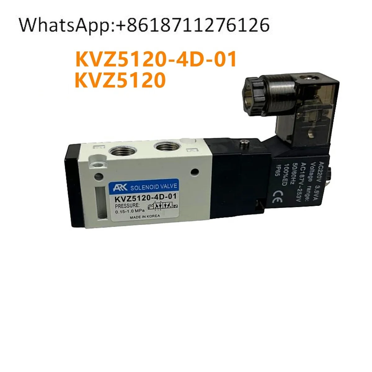 Пневматический электромагнитный клапан ARK Korea KVZ5120-4D/5D-01 KVZ3120-4D/5D-M5, направленный клапан с электронным управлением Пневматический электромагнитный клапан ARK Korea KVZ5120-4D/5D-01 KVZ3120-4D/5D-M5, направленный клапан с электронным управлением