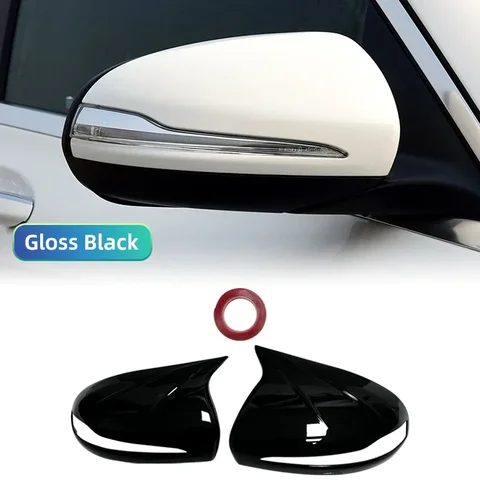 Черные Накладки На Боковые Зеркала Для Mercedes-Benz W205 W222 W213 W238 X205 X253 C217 W463 C253 W253, Совместимые С Классами C