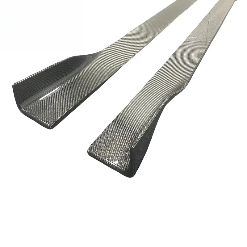 

Modified General Custom Length High Quality Carbon Fiber Side Skirt Long Side Skirt for Mercedes-Benz