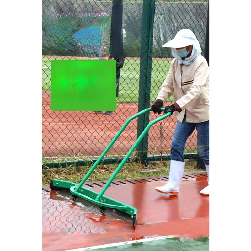 Empujador de agua para campo deportivo, raspador de cancha de tenis, suelo de limpieza de aleación de aluminio para cancha de baloncesto