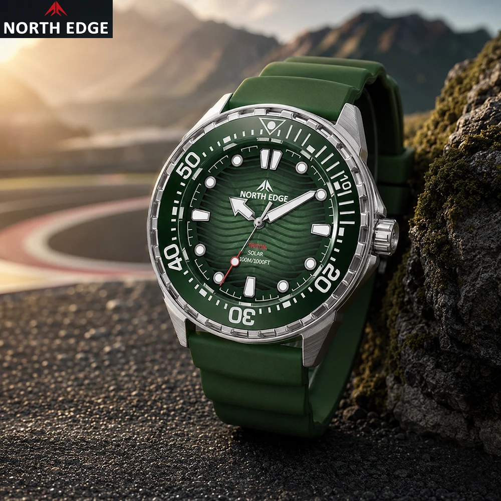 Altimeter Compass Watch - NORTH EDGE TRITON Orologio Subacqueo Solare