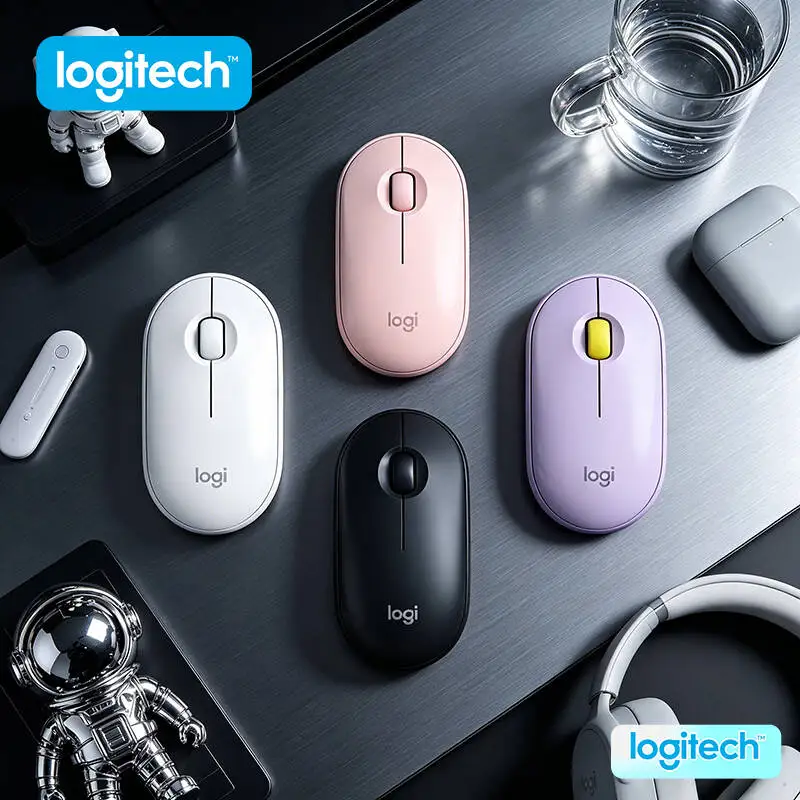 

Logitech M350 Ergonomic Quiet Mouse - Comfort Palm Fit, Quiet Operation, 10m Range, USB Receiver, Home Work Use