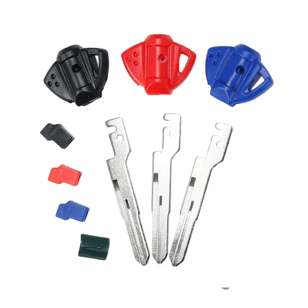 1 unidad de llave virgen nueva para motocicleta, llaves de repuesto sin cortar para GSXR 600 750 1000 1300 F SV 650 ABS GSX GSX600F GSX750F