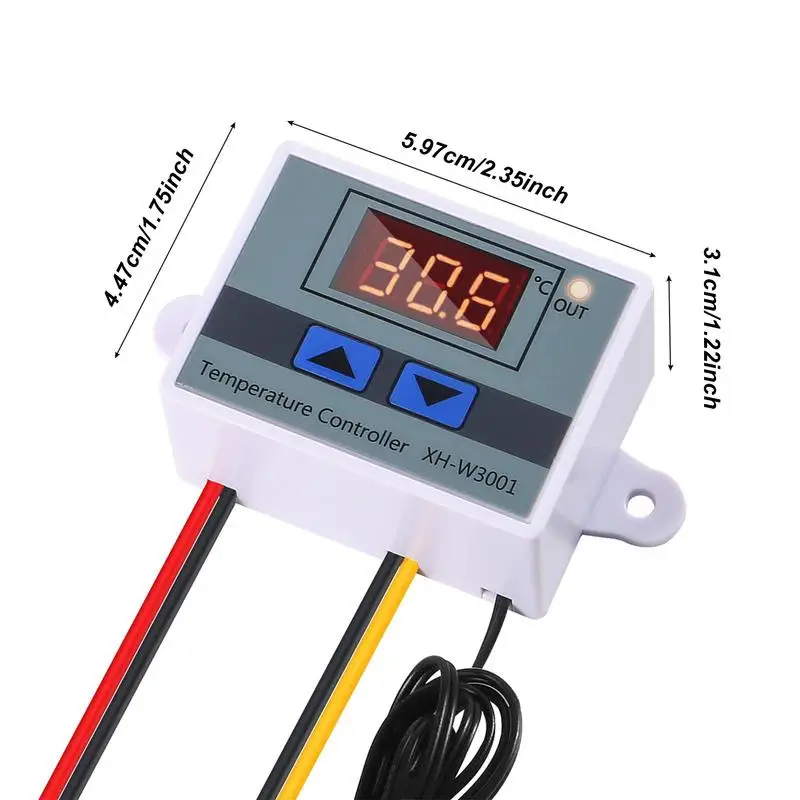 Mini Digital Temperature Controller 110V-220V 1500W Thermostat Regulator Heating Cooling Control Thermoregulator Sensor