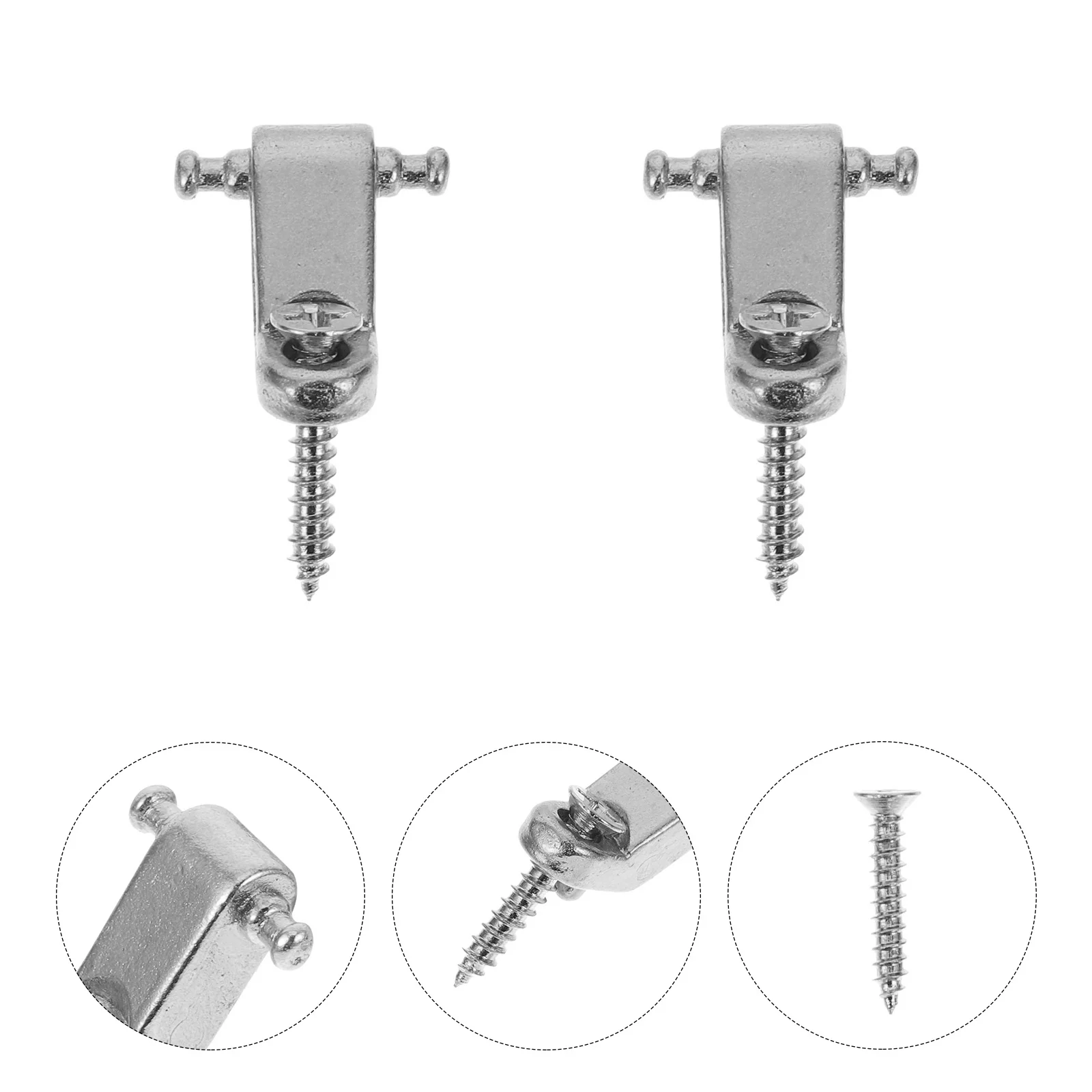 

1 Set Guitar Retainers Roller String Tree For Electric Guitar Metal Roller String Tree Retainer Plated Iron Durable Easy Install