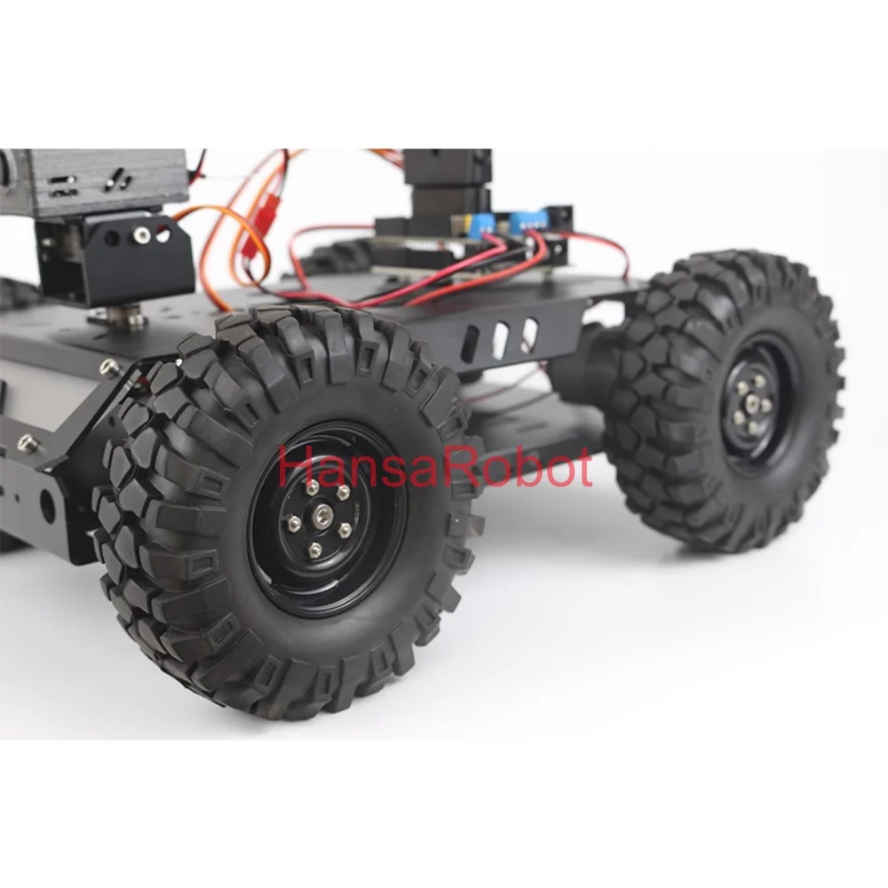 4WD 4G aplicación inalámbrica Control remoto vídeo inteligente Robot coche todoterreno evitación de obstáculos coche programa gráfico Mixly