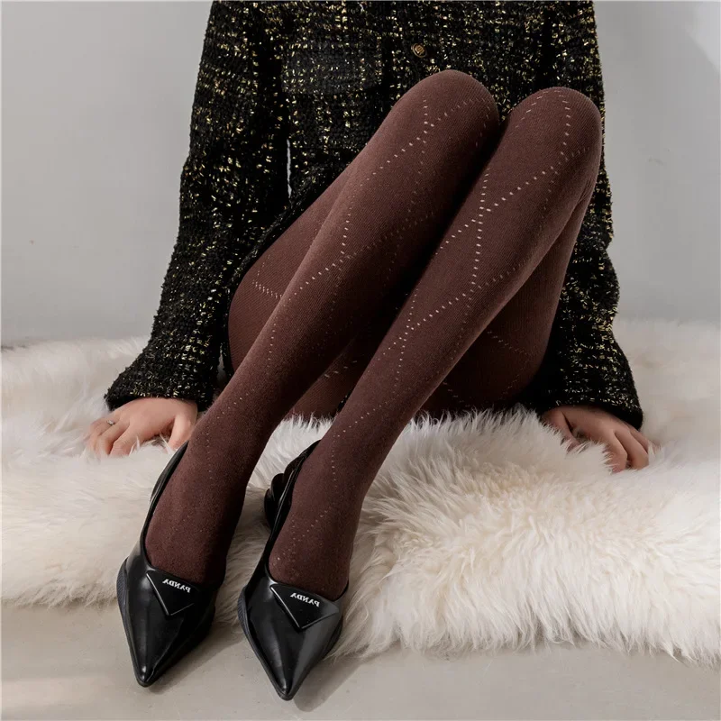 Leggings skinny évidés pour femmes, collants taille haute, bas féminins super élastiques, tricots chauds, mode sexy, monochromatique, printemps