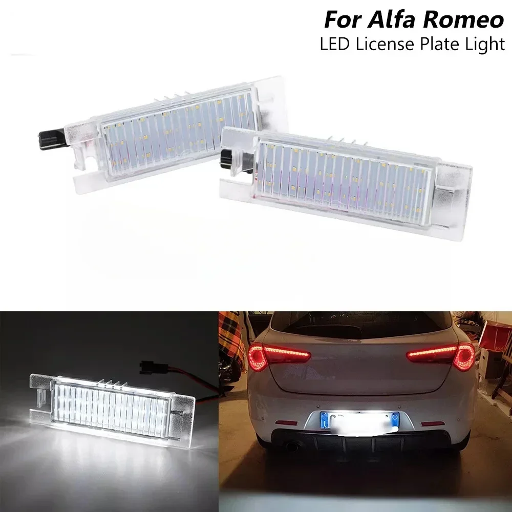 2Pcs Canbus Led Lic…