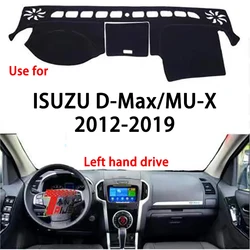 TAIJS Factory Simple Polyester Fibre Car Dashboard Cover For ISUZU D-Max/MU-X 2012 2013 2014 2015 2016-2019 Left Hand drive