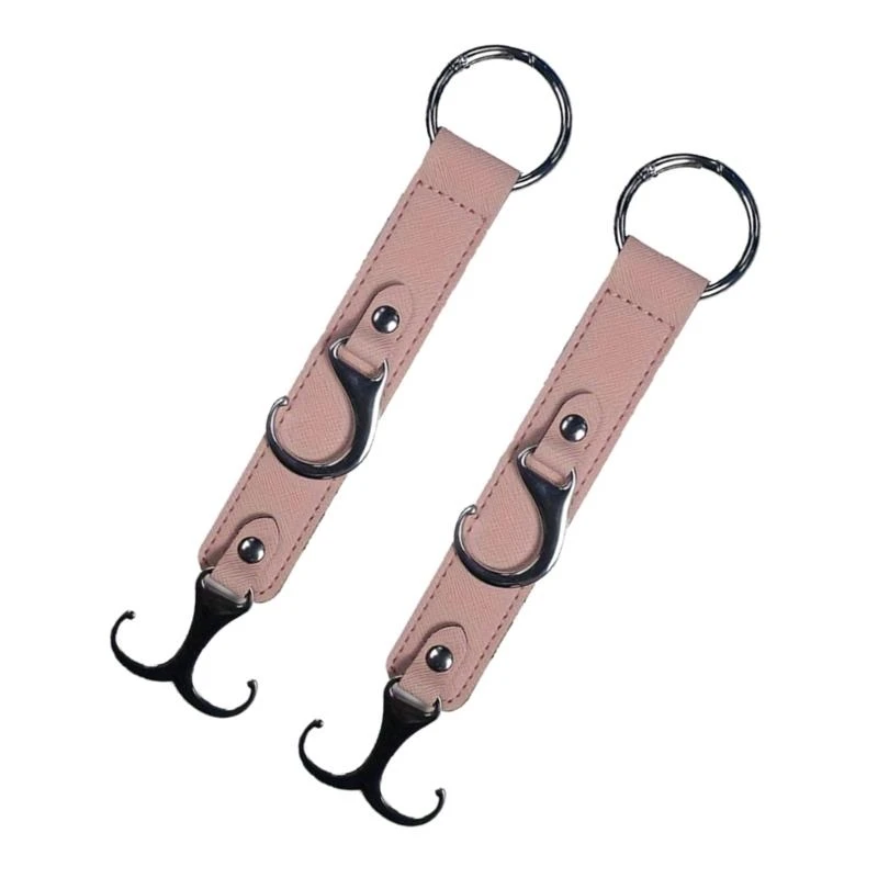 QM08 Car Hook for Headrest, Car Seats Back Storage Hook for Headrest, Headrest Leather Hook for Purses and Bags