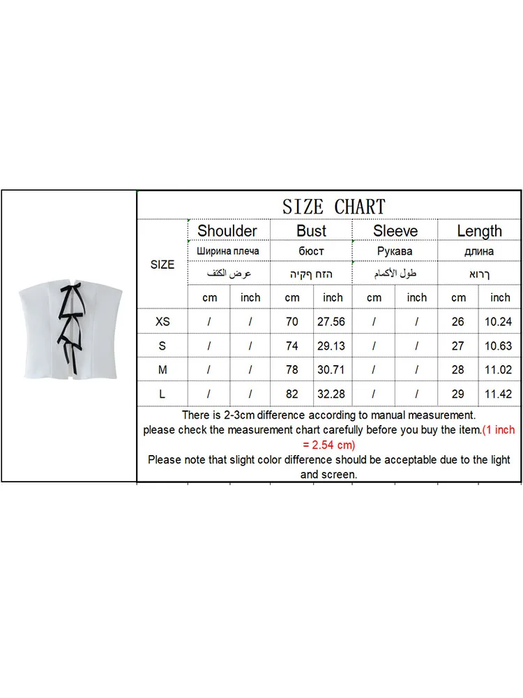 Summer Fashion Women Lace Up Strapless Tops 2024 New Sexy Backless Sleeveless Bow Female Vest Strappy Cut Out Holiday Beachwear