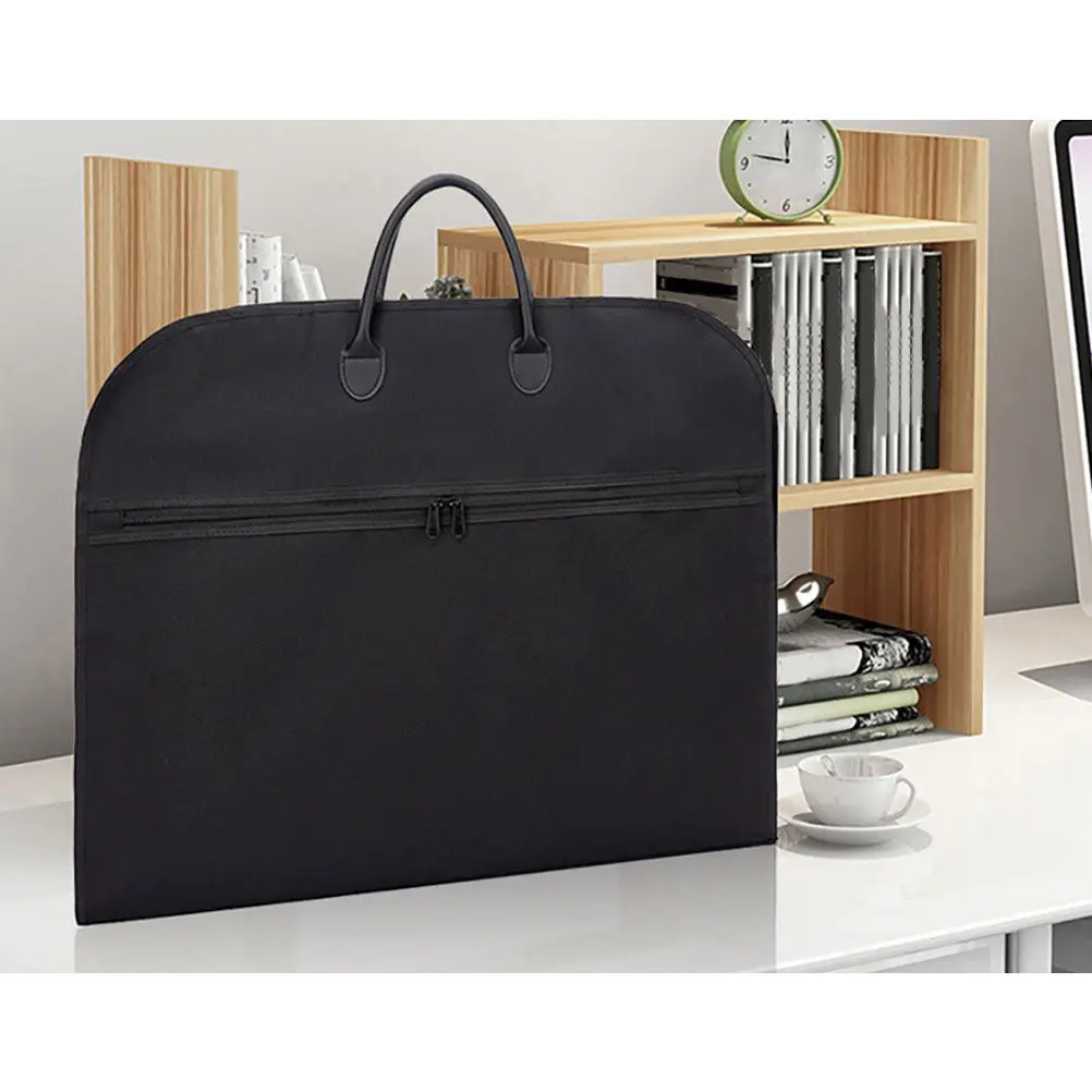 

1Pcs Business Suit Dust Bag Oxford Cloth Heavy Duty Travel Garment Bag for Coats Dresses Uniforms Long Winter Jackets
