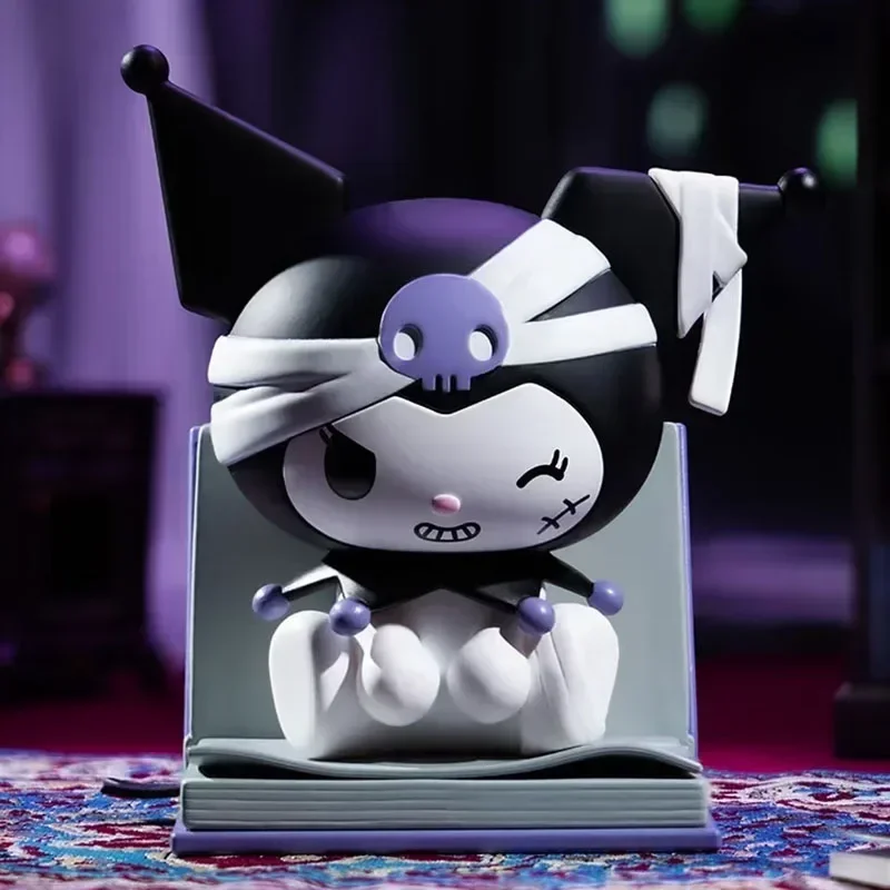 MINISO Kuromi Midnight Stories Serie Blind Box Speelgoed Kawaii Anime Action Figure Caixa Caja Verrassing Mystery Box Poppen Meisjes Gift