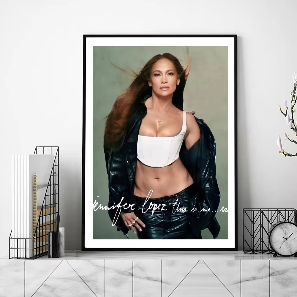 Jennifer Jlo Lopez Singer Poster Gallery Prints Self Adhesive Home Decor Decoration Wall Decals Living Room