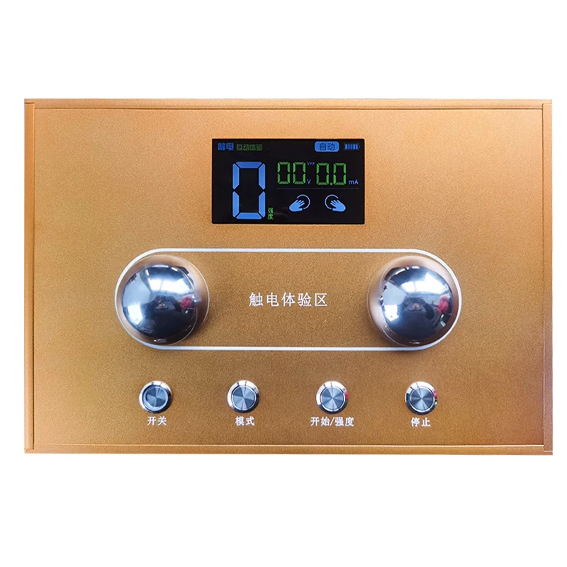 

electric shock experience instrument Safe electricity teaching equipment Overcurrent experience LCD analog frequency convers