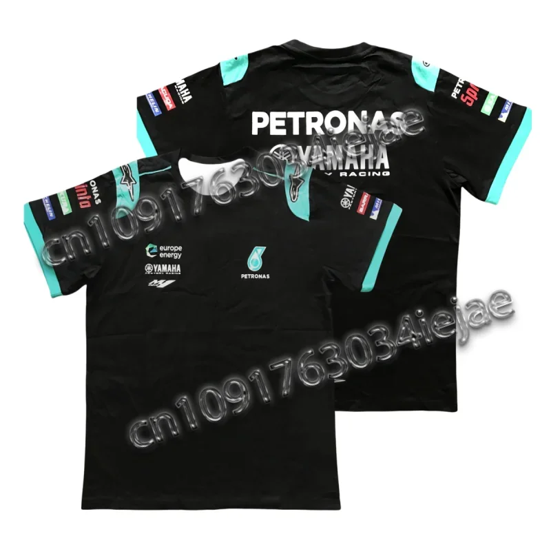 

MOTO 2025 new traffic jam T-shirt F1 Malaysia Petroleum Company men's and women's outdoor extreme sports racing suit top
