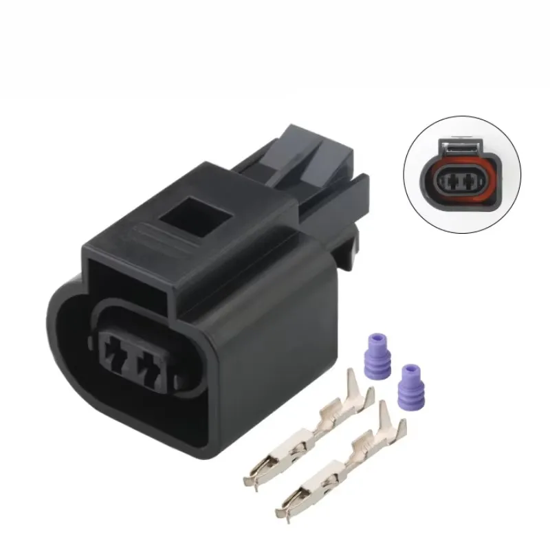 

Set 2 Pin 6N0973702 Automotive Waterproof Connector ABS Speed Sensor Plug For VW Audi DJ7022F-1.5-21