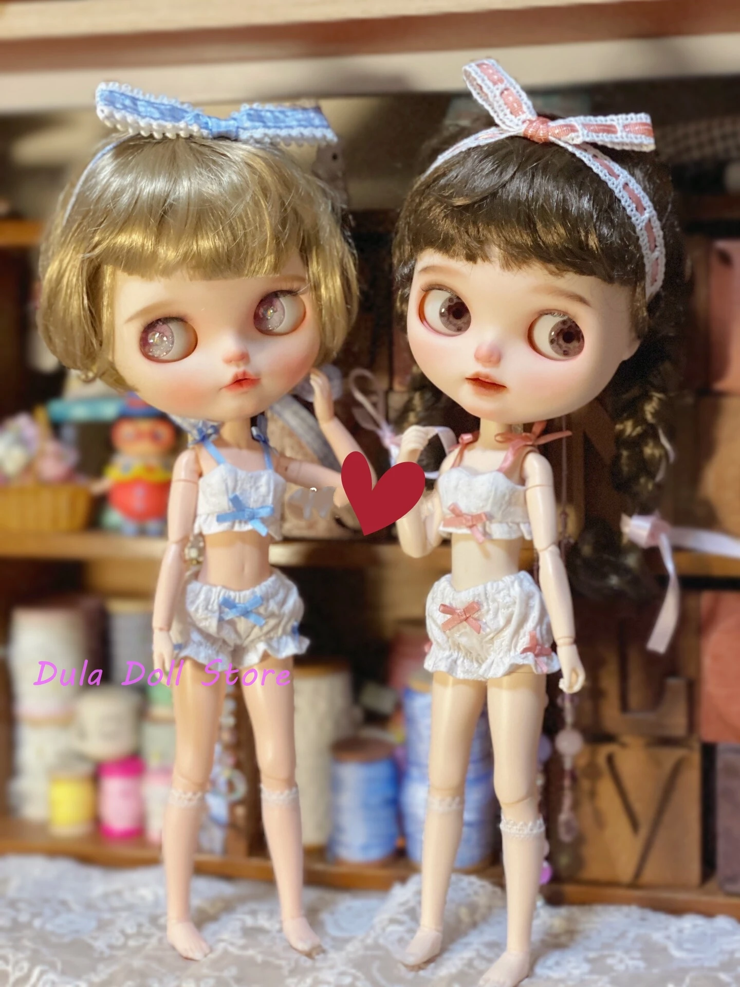 

s Dula Doll Clothes underwear set for Blythe Landazz Landoudou ob24 ob22 Doll