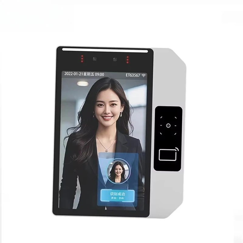 Wall-Mounted Access Control Terminal Attendance System Biometric Card Reading+Face Recognition Attendance Device