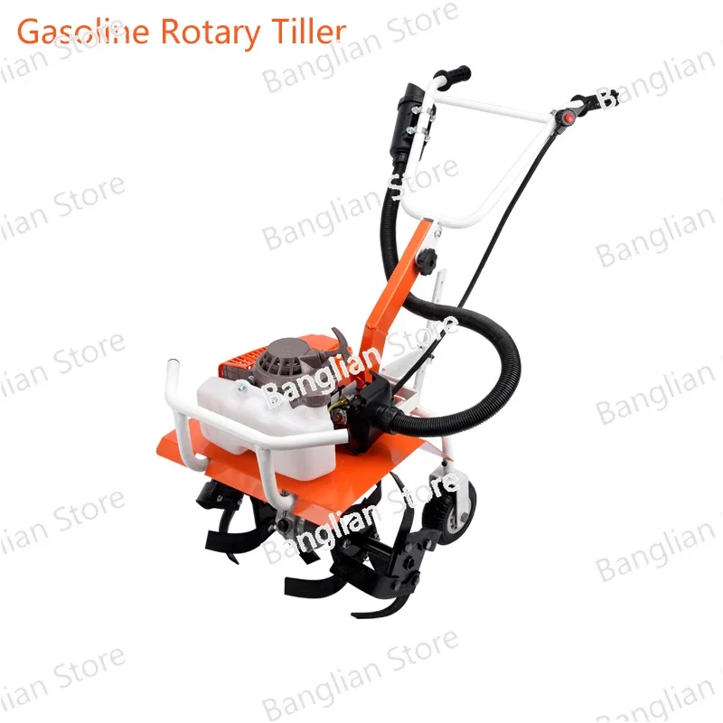 Outdoor Small Agricultural Gasoline Rotary Tiller Micro Tiller Agricultural Gardening Tools