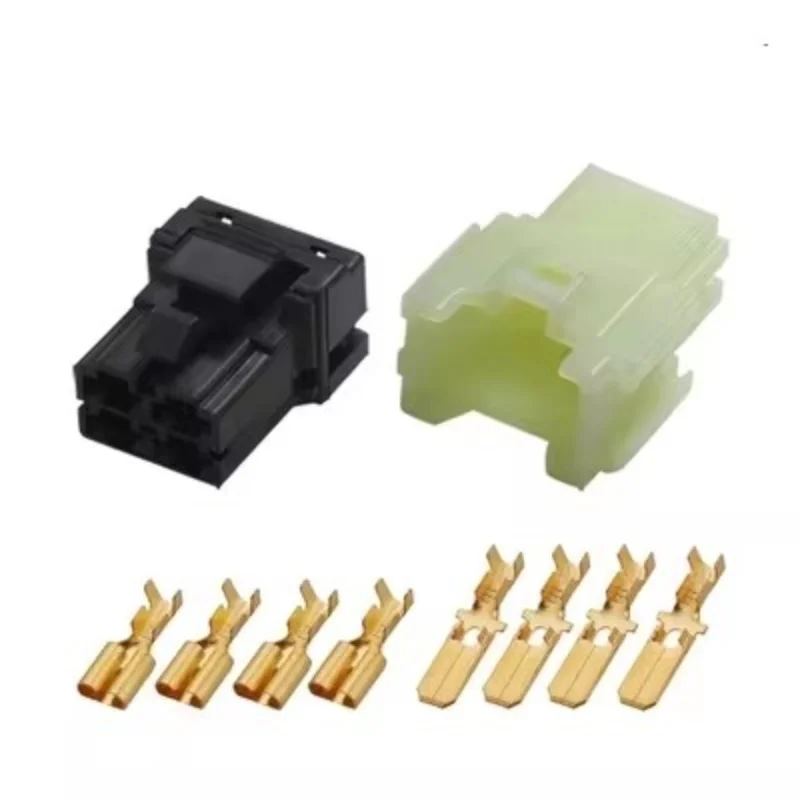 1 Set 4 Pin Automotive Connect For Iveco Baodi Xinyi Air Conditioning Heater Blower Resistance Plug DJ7042D-6.3-11/21