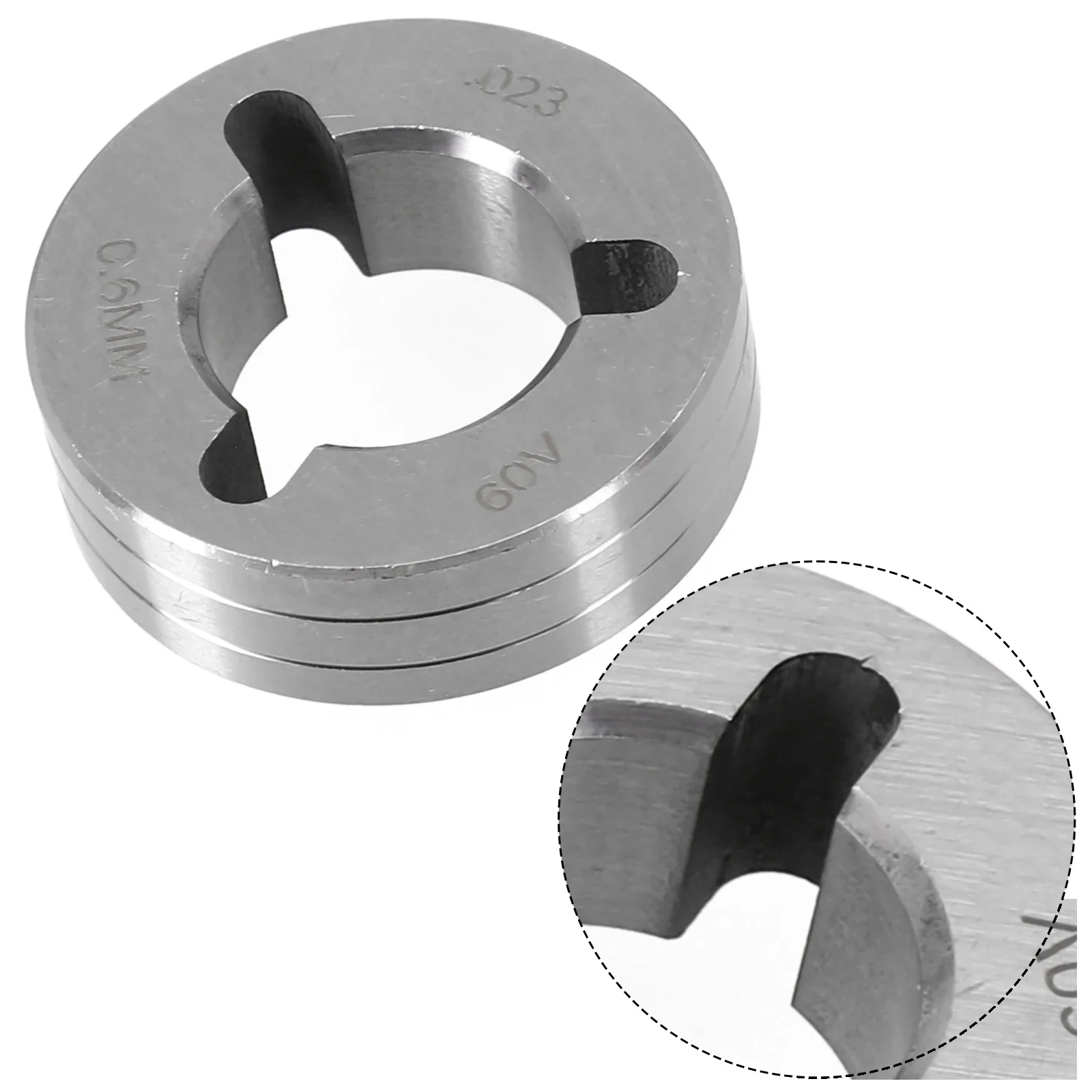 Knurled V Groove Drive Rolls For Miller MIG Welder Convenient And Practical Welding Accessories Made Of Bearing Steel