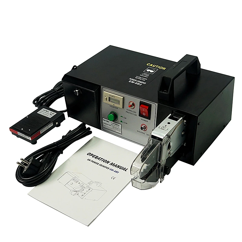 

EM6B2-PRO Electrical Type Terminal Crimping Machine Tools 7 Dies Equipped for Crimping Variety Cable Manufacturing Equipment