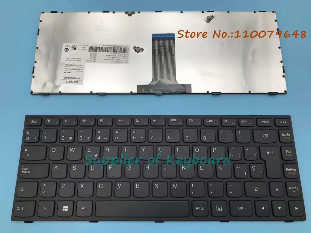 NEW For Lenovo G40 g40-30 g40-45 G40-70 G40-75 G40-80 n40-70 n40-30 Flex2-14a Latin Spanish Keyboard