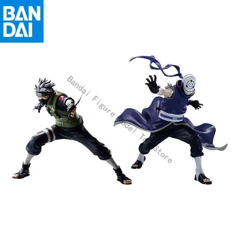 

BANDAI NAMCO BANPRESTO in stock Original Genuine NARUTO Shippuden VIBRATION STARS Hatake Kakashi and Uchiha Obito Figure model