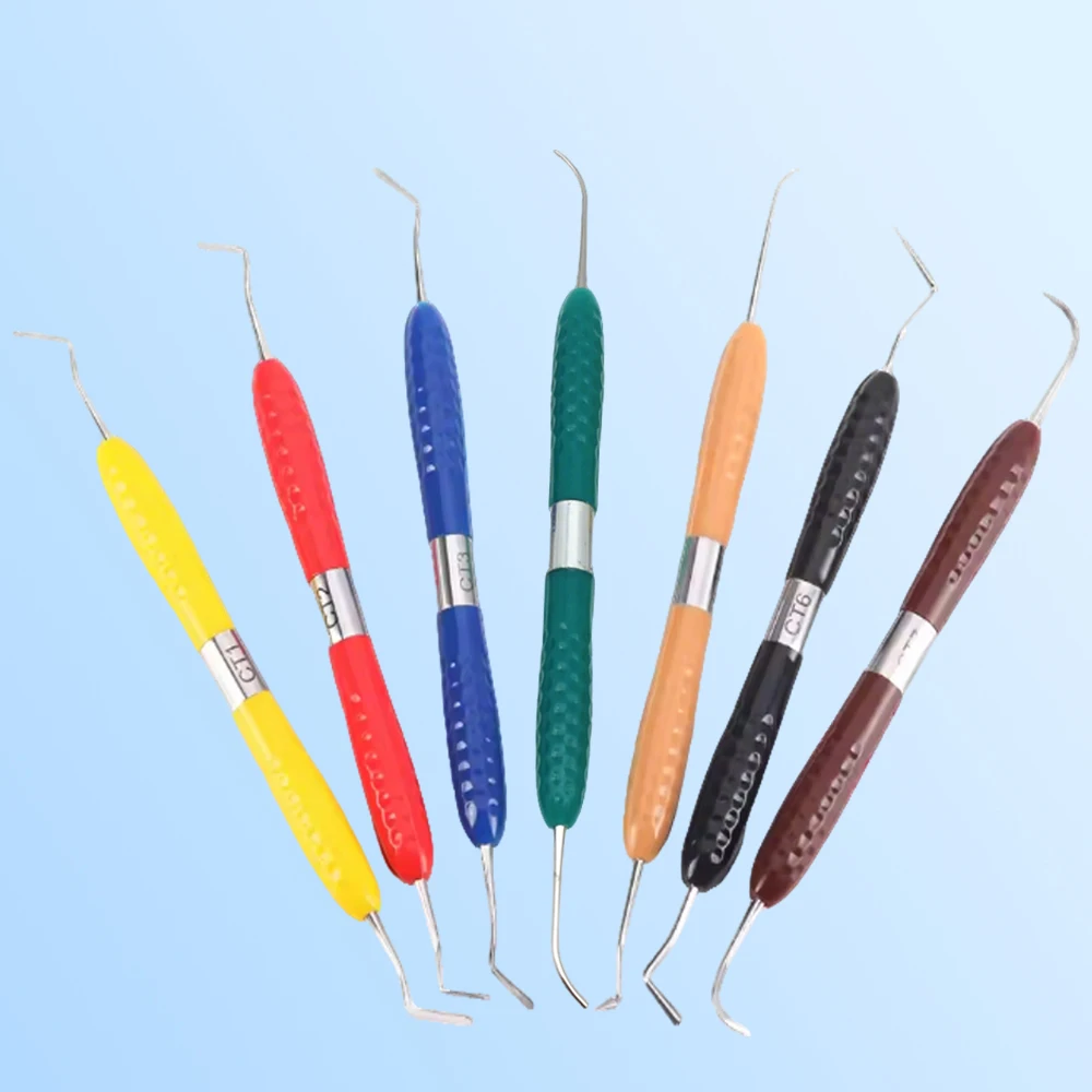 

Dental Resin Filler Tool for Aesthetic Restoration Compatible with LM Resin Knife Plastic Dresser Silicone Handle