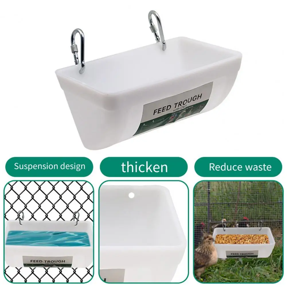 High-temperature Resistant Livestock Trough Hanging Chicken Feeders Livestock Feed Troughs Goat for Efficient for Chicken