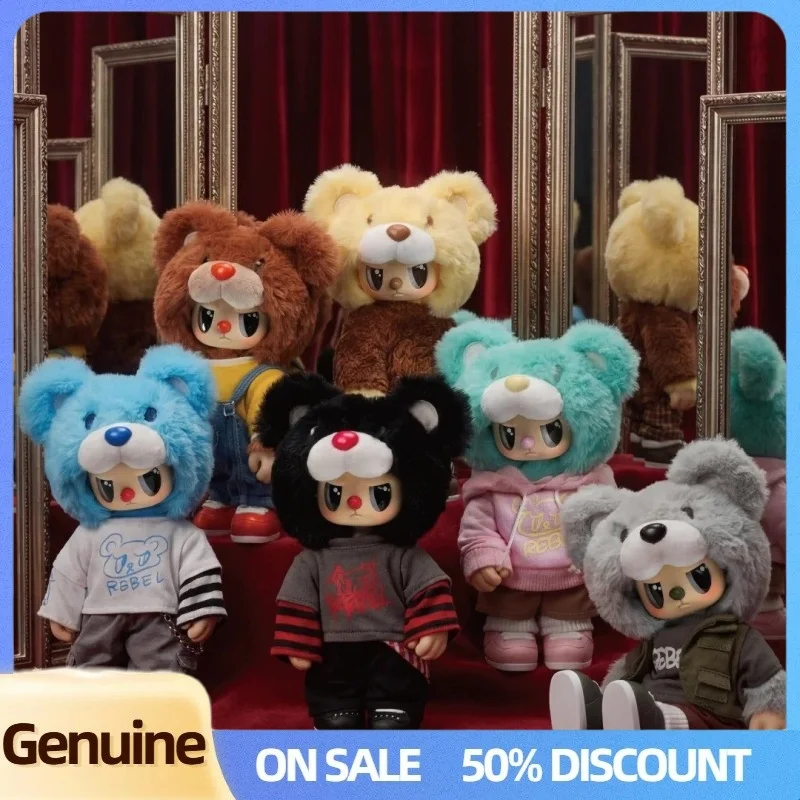 

Новая оригинальная фигурка Chaosweet Rebellious Bear Street Series слепая коробка, виниловая плюшевая кукла, кулон, подарок на день Святого Валентина