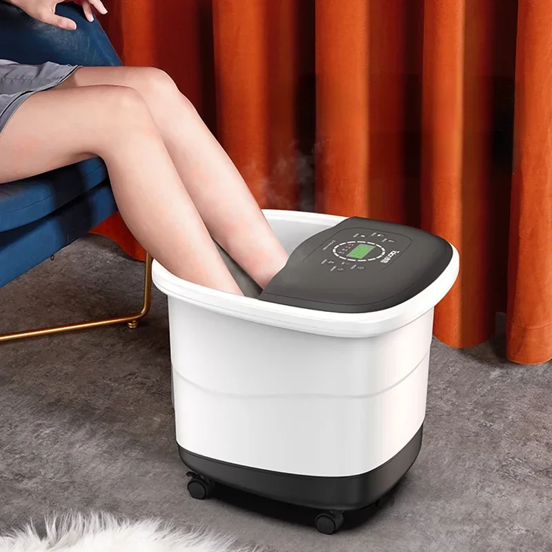 Remote Control Foot Bath Bucket: Wireless Soak Auto Heating Spa Electric Massage Home Use Constant Temperature.