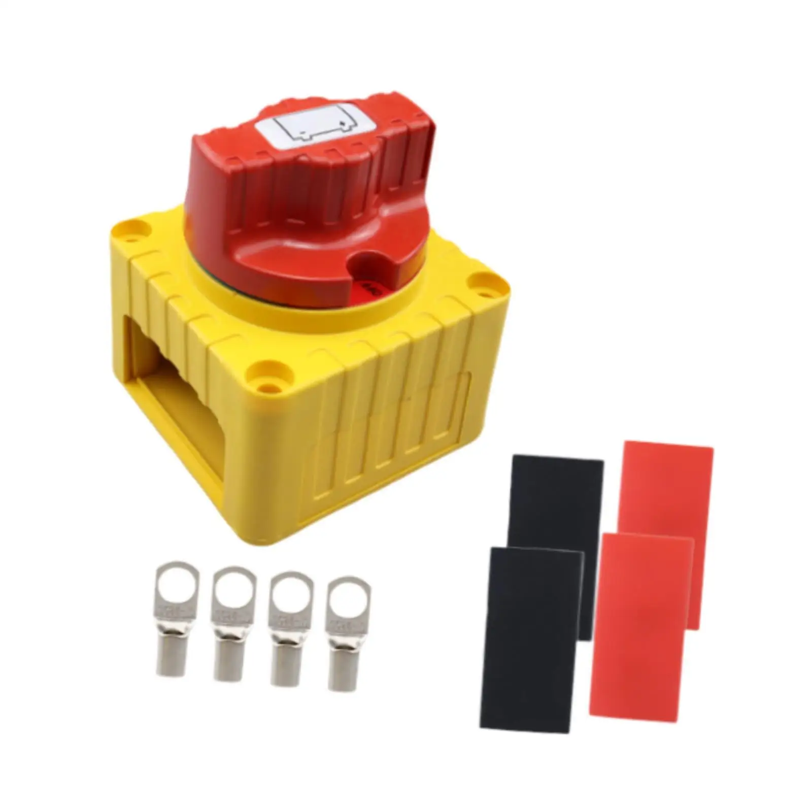 

Yellow Battery Disconnect Switch Heavy Duty Kit Power Isolator Automotive Accessories for RV Boat Truck