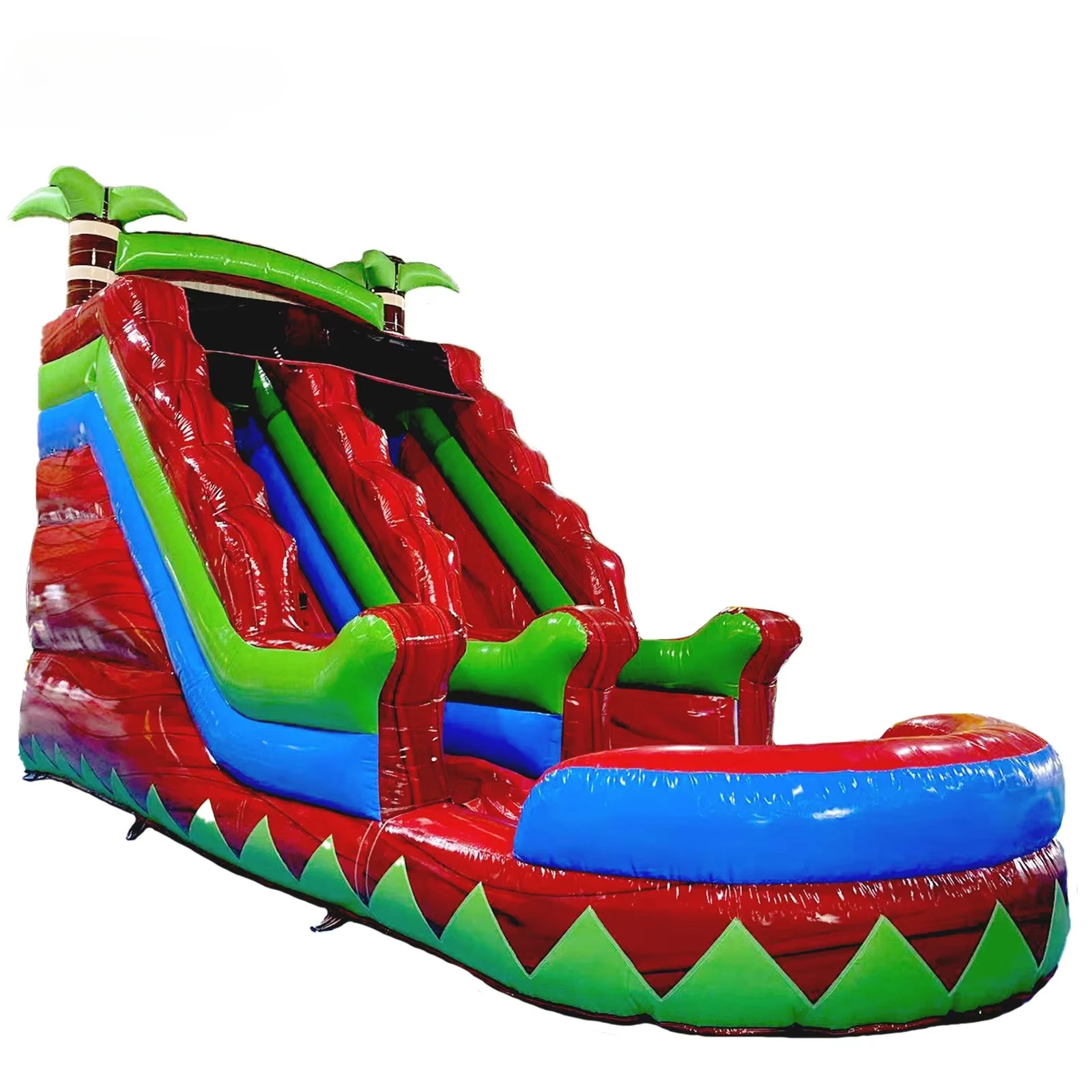 

！@Hot Sale THL 0.55mm PVC Inflatable Water Slide & Ball Pit Combo with Custom Size & Logo for Party Kids Adults