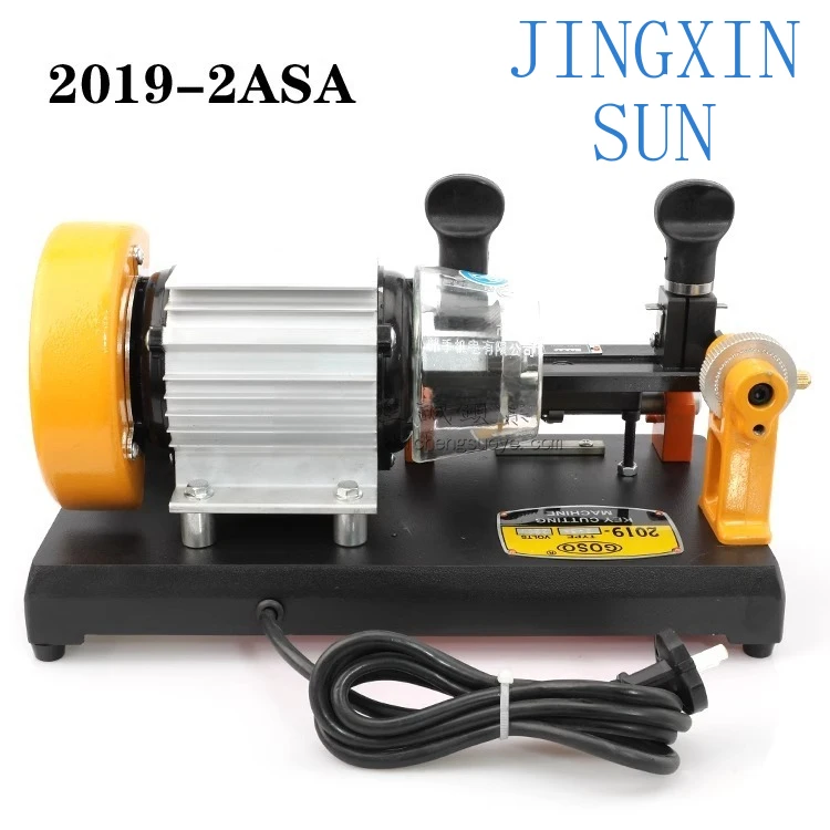 New Small Key Machine 19-2ASA Horizontal Key Duplicating Machine Manual Fine Adjustment