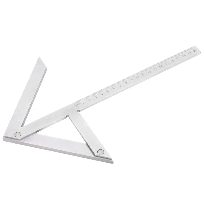 

Угломер-транспортир высокоточный с центральным маркером-точкой, разметочный инструмент для деревообработки