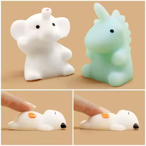 50-5PCS Mochi Squishies Kawaii Anima Squishy Toys For Kids Antistress Ball Squeeze Party Favors Stress Relief Toys For Birthday - Image 4