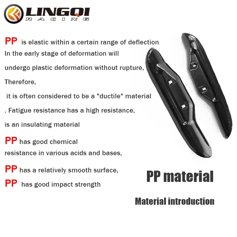 LINGQI Motorcycle Fork Protector Cover Plastic Parts Shock Absorber Fender Mudguard 110cc-160cc Dirt Pit Bike Motocross Moto