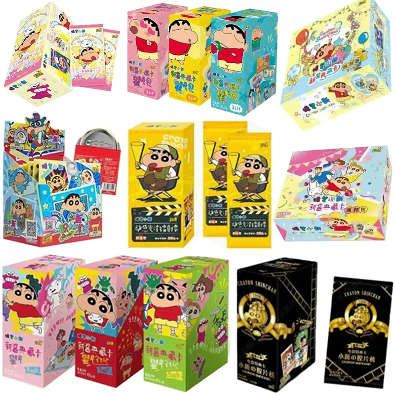 KAYOU Genuine Crayon Shin-chan Card Nohara Misae Nohara Hiroshi Rare Anime Character Collection Card Kids Toys Birthday Gift